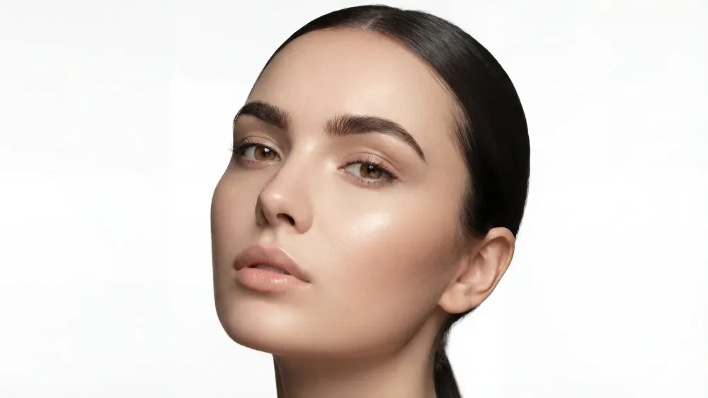 AI로 보정된 고해상도 뷰티 이미지
