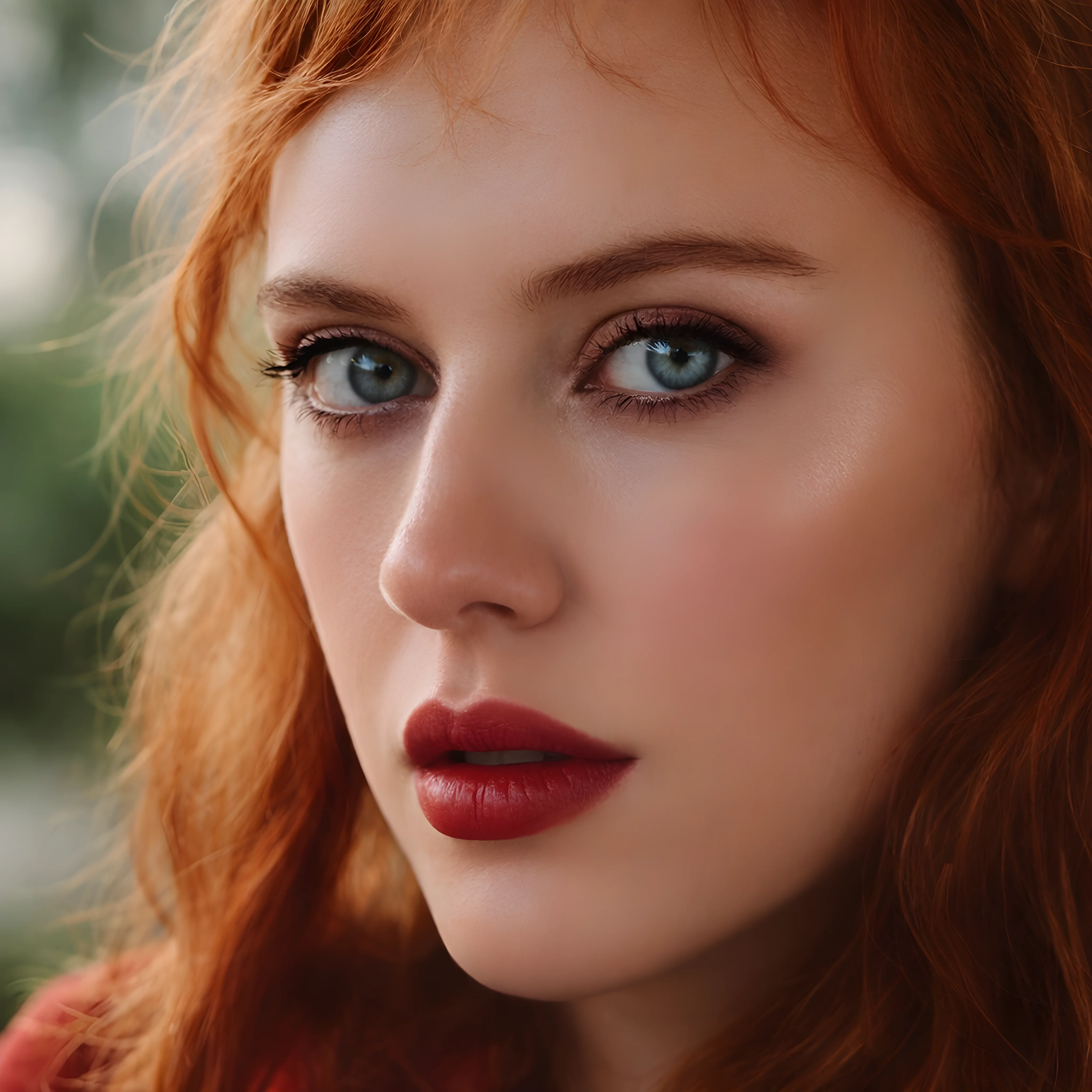 AI 피부 보정 결과 — 실사 퀄리티 피부 질감